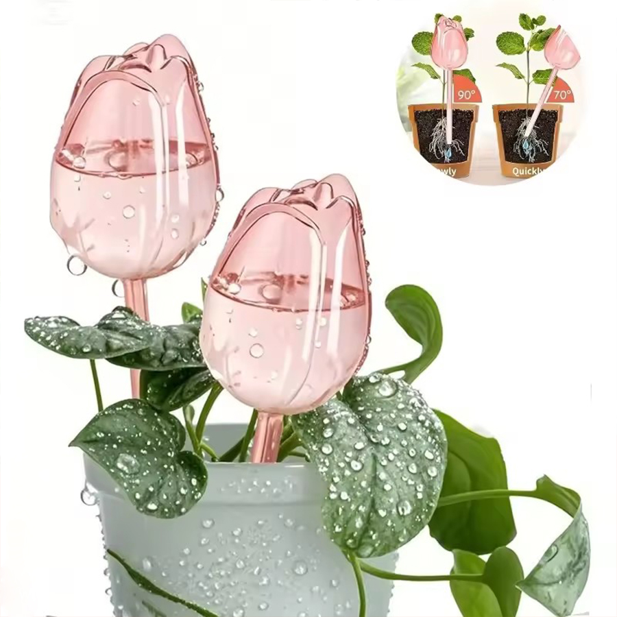 Indoor Herb Garden - Şeffaf Kalın PET Lale Şeklinde Kendiliğinden