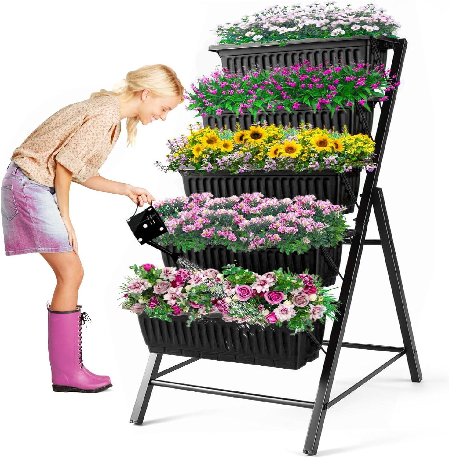 Vertical Planter - Dış Mekan Bahçe Veranda Avlu Dikey