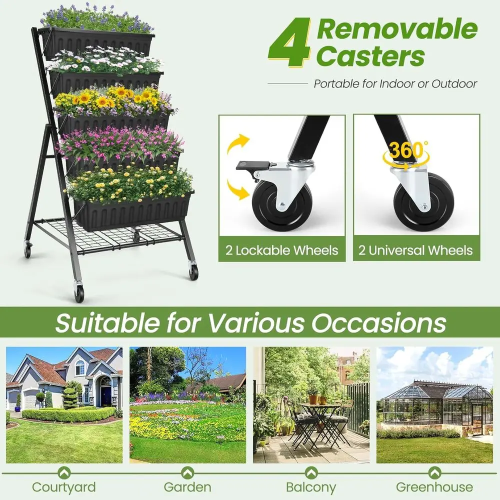 5 Katmanlı Metal Yükseltilmiş  - Raised Garden Bed incelemesi ve fiyatı