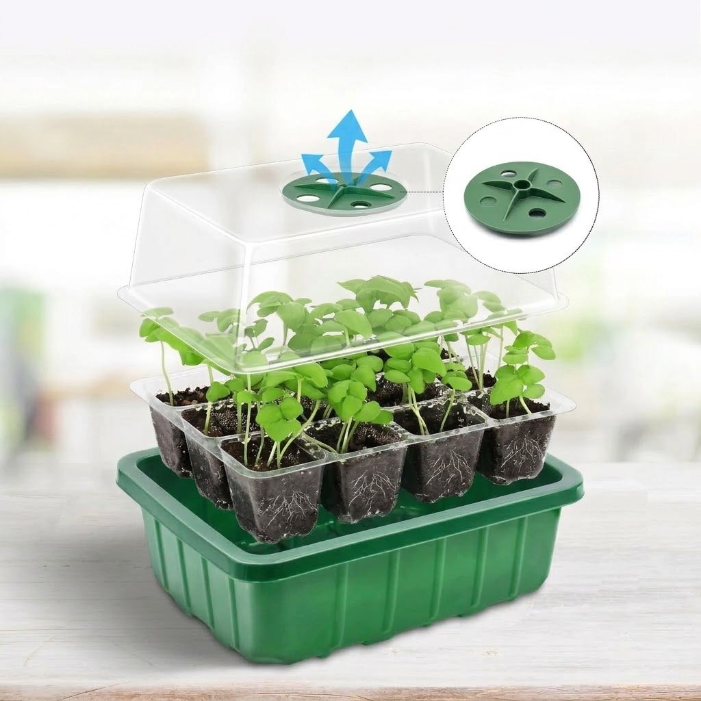 Ayarlanabilir Nemli Kubbeler,  - Seed Starter Tray incelemesi ve fiyatı
