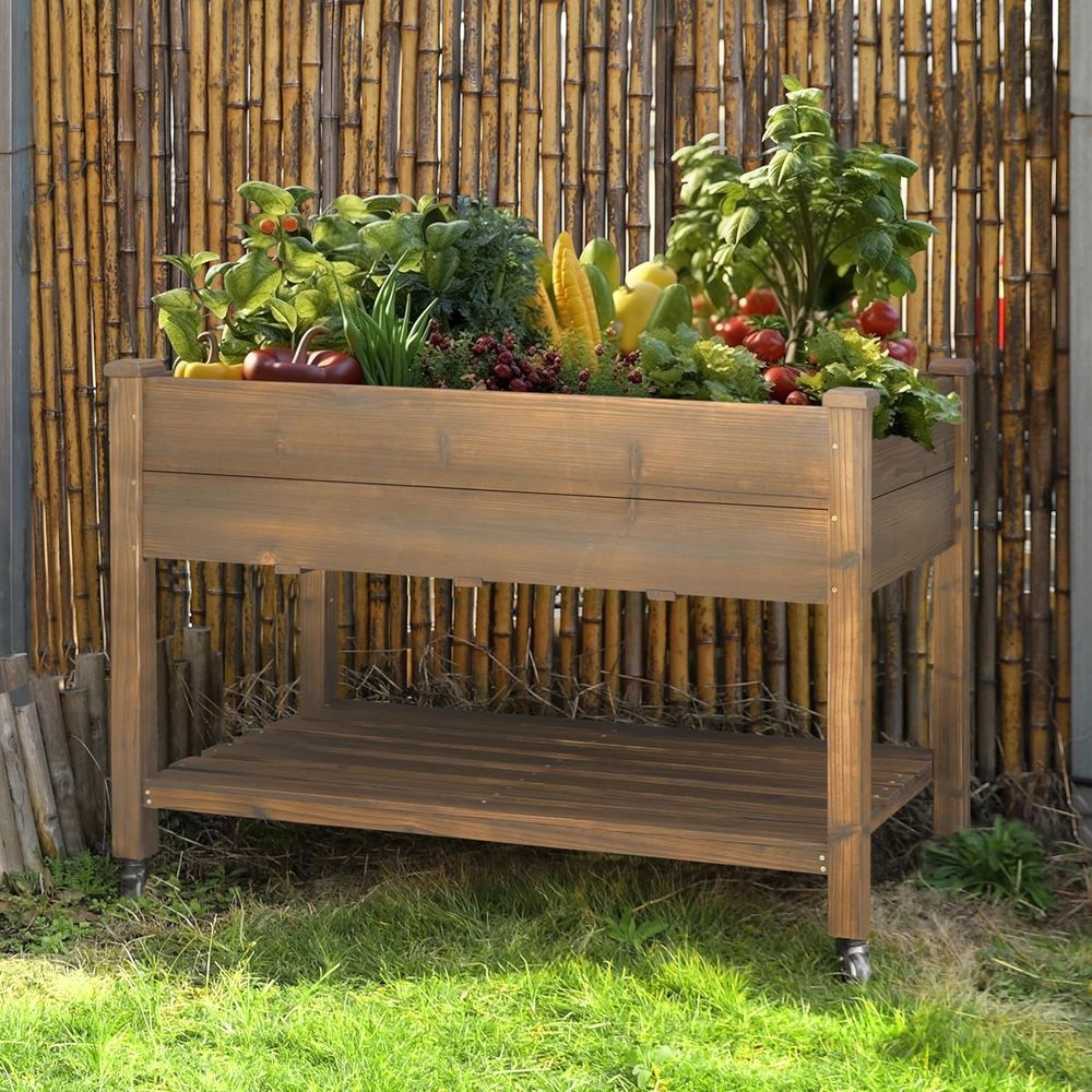 Büyük 48x24x33 inç Tekerlekli  - Raised Garden Bed incelemesi ve fiyatı