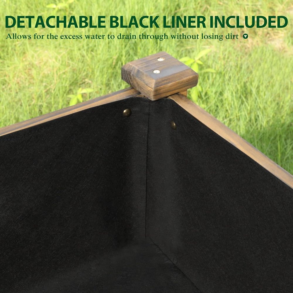 Büyük 48x24x33 inç Tekerlekli  - Raised Garden Bed incelemesi ve fiyatı