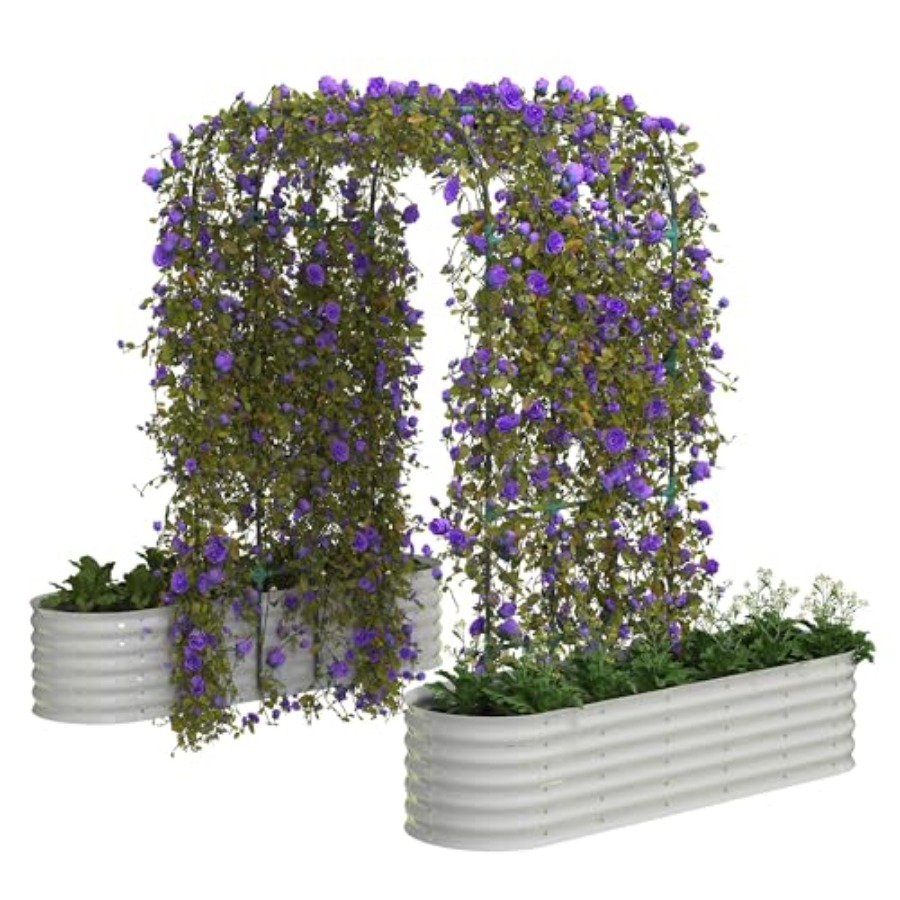 96 cm Yüksekliğinde Galvanizli - Vertical Planter incelemesi ve fiyatı