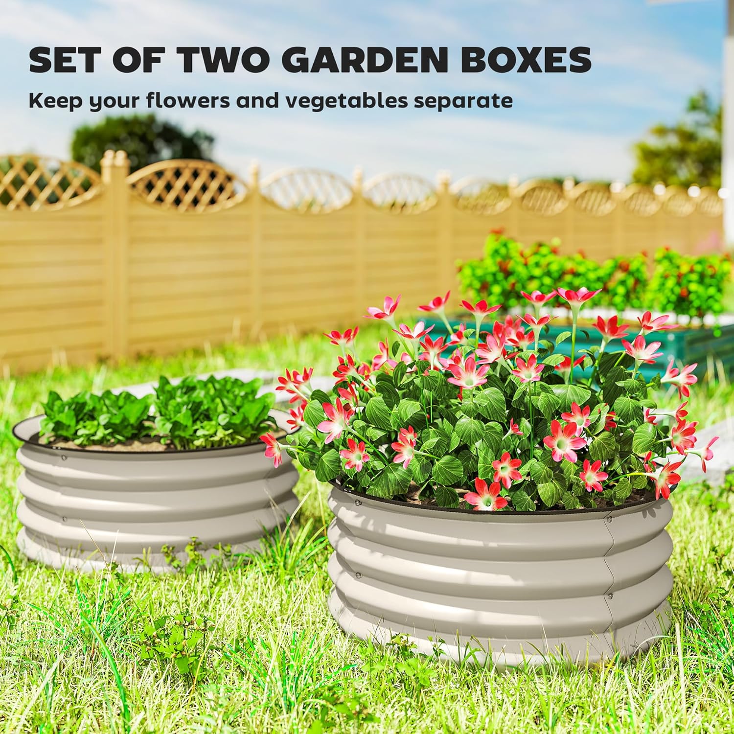 Galvanizli Yükseltilmiş Bahçe  - Raised Garden Bed incelemesi ve fiyatı