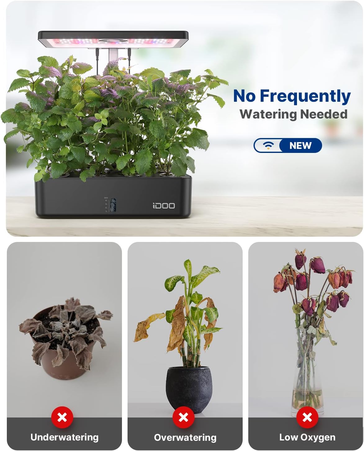 12 Bölmeli WiFi Hidroponik Yet - Hydroponic Kit incelemesi ve fiyatı
