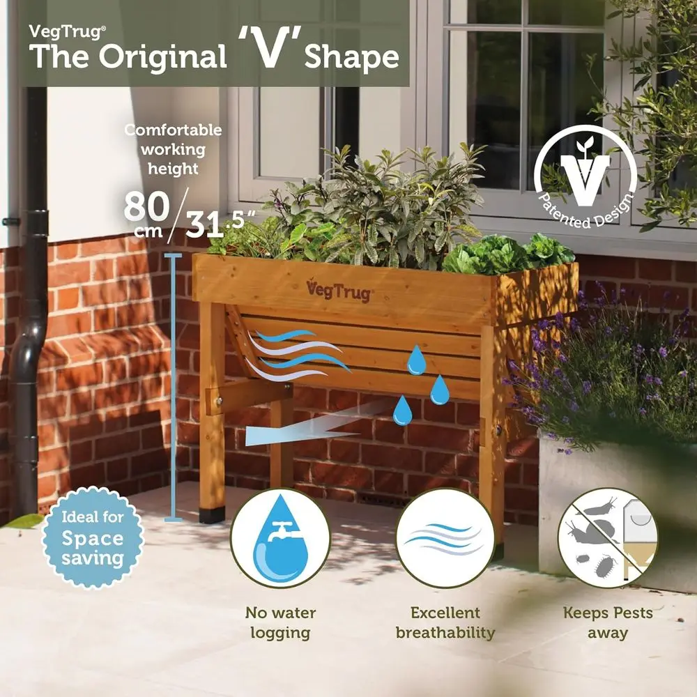 Doğal Küçük 1m Duvara Monte Ba - Vertical Planter incelemesi ve fiyatı