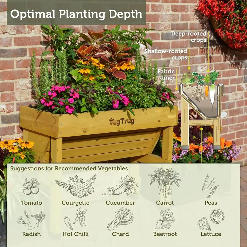 Doğal Küçük 1m Duvara Monte Ba - Vertical Planter incelemesi ve fiyatı